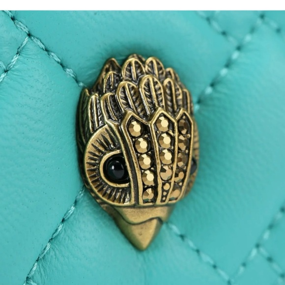 Kurt Geiger Kurt London Flap Leather Wallet w/ unbranded dust bag EUC - Picture 4 of 6